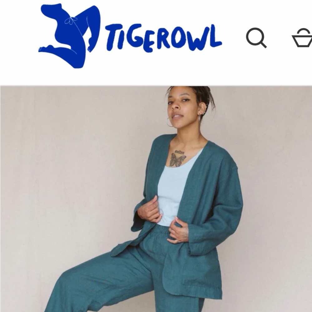 Tigerowl Artist Jacket - Linen